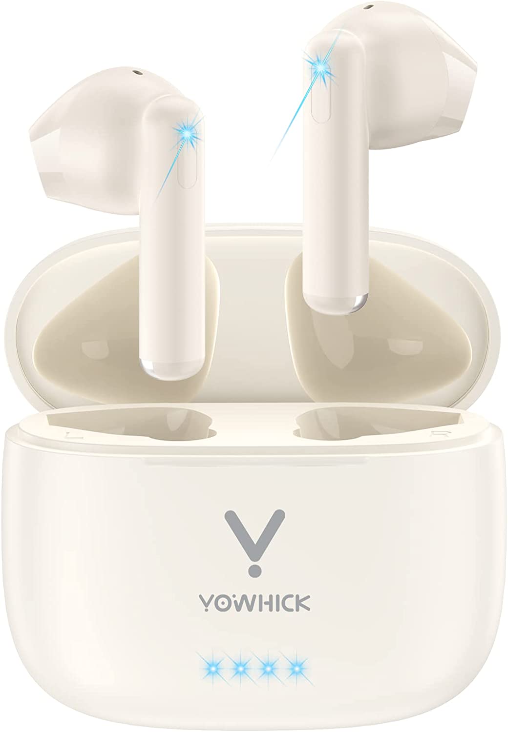 YOWHICK 完全ワイヤレスイヤホン Bluetooth 5.3+EDR ハンズフリー通話